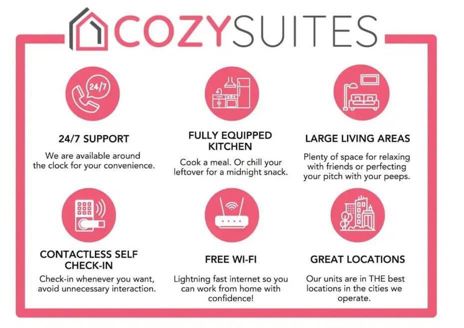 Mid-Century Modern Studio Cozysuites Downtown 印第安納波利斯 外观 照片